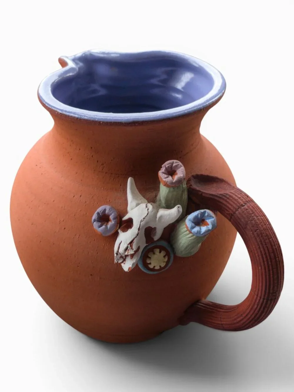 Handmade Southwestern Terracotta Pitcher by Polly, Boulder CO